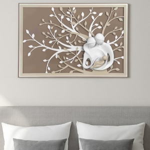 Capezzale moderno 70x48 sacra famiglia nocciola bongelli preziosi