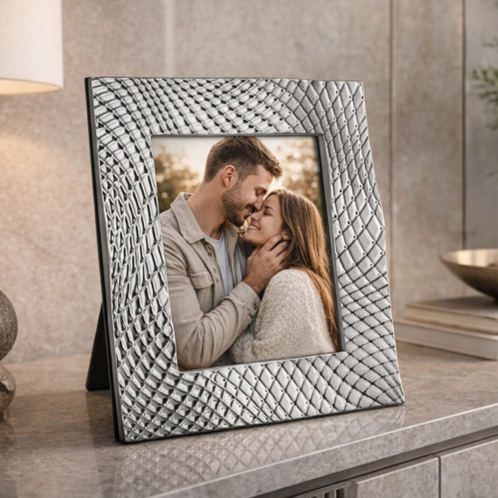 Cornice argento da tavolo per foto design bongelli preziosi