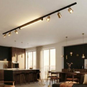 Sistema a binario 300cm con spot monofase modulo led 40w 4000k