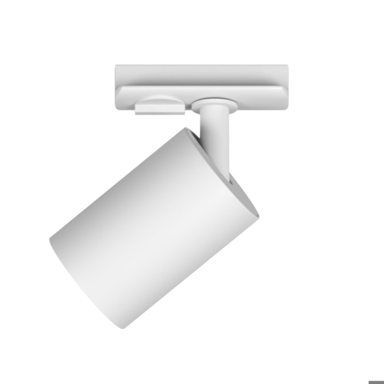 Sistema a binario ad angolo bianco modulo led 4000k con spot