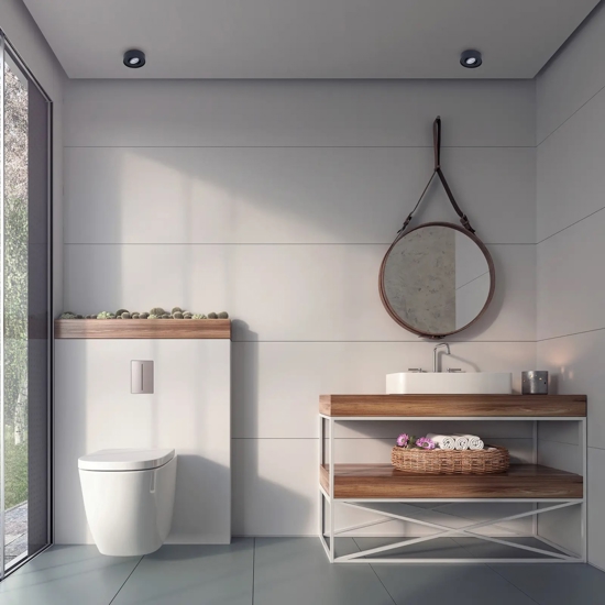 Faretto da incasso tondo nero a soffitto orientabile fp