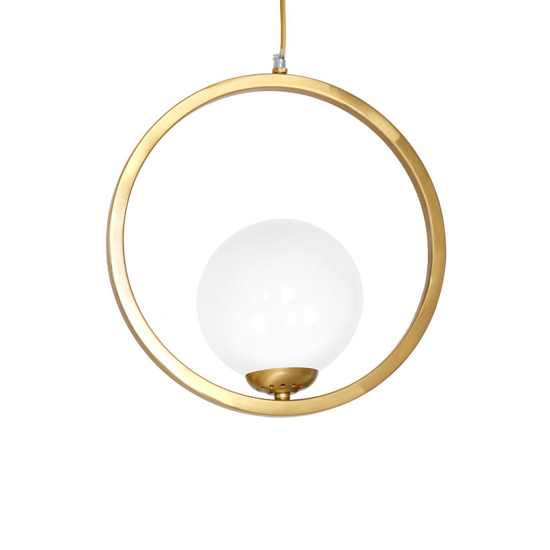 Lampada per camera da letto moderno oro ottone anticato fp