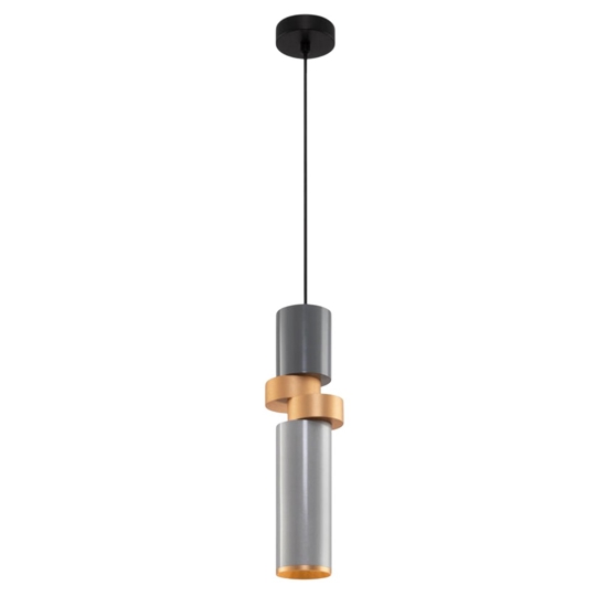 Lampada a sospensione palette per comodino camera da letto oro argento maytoni