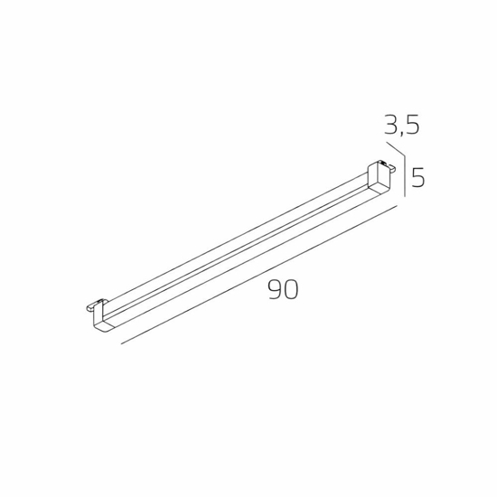 Modulo led 40w 4000k metallo bianco 