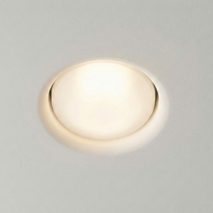 Faretto in gesso da incasso tondo gx53 led