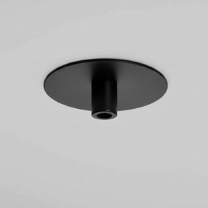 Gea luce rosone da incasso nero accessorio per sospensione