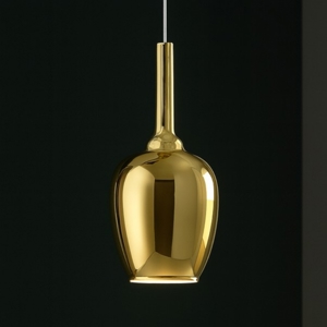Gea luce ofelia lampada a sospensione per tavolo cucina colore oro