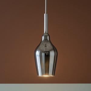 Gea luce lampada a sospensione ofelia colore cromo