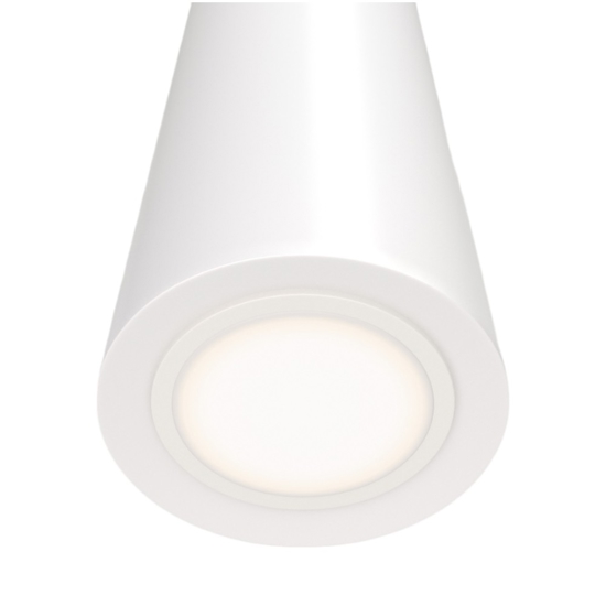Lampada pendente a sospensione moderna cono bianco fp