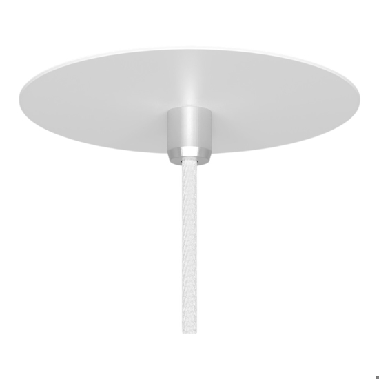 Lampada pendente a sospensione moderna cono bianco fp