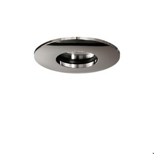 Faretto da incasso a soffitto rotondo cromo per bagno doccia