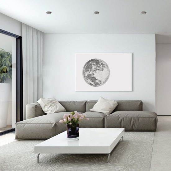 Faretto da incasso a soffitto rotondo cromo per bagno doccia