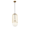 Lampadario per bagno oro sfera vetro maytoni telford
