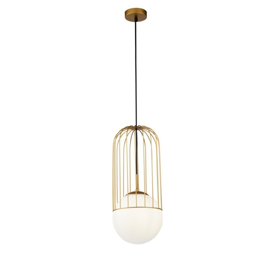 Lampada per bagno oro sfera vetro maytoni telford