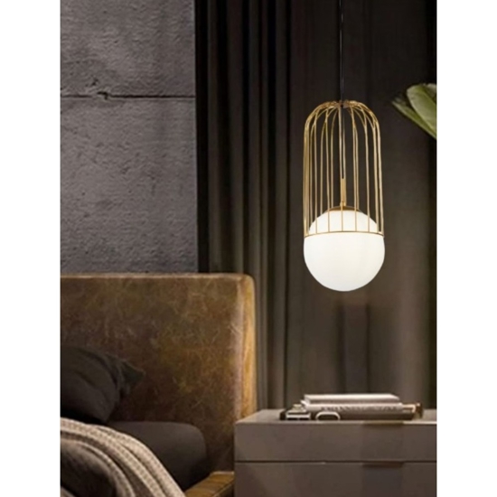 Lampada per bagno oro sfera vetro maytoni telford