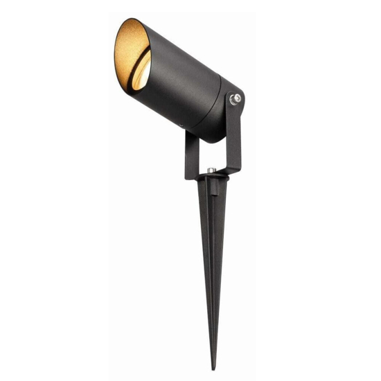 Top light paco faretto con picchetto nero da giardino ip65