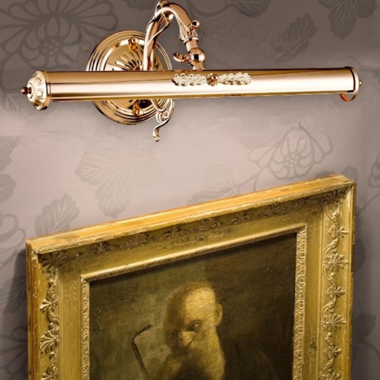 Maytoni picasso  applique da quadro classico oro orientabile