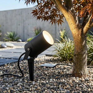 Top light pico faretto con picchetto per esterno giardino nero