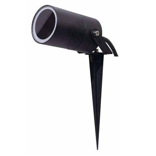 Top light pico faretto con picchetto per esterno giardino nero