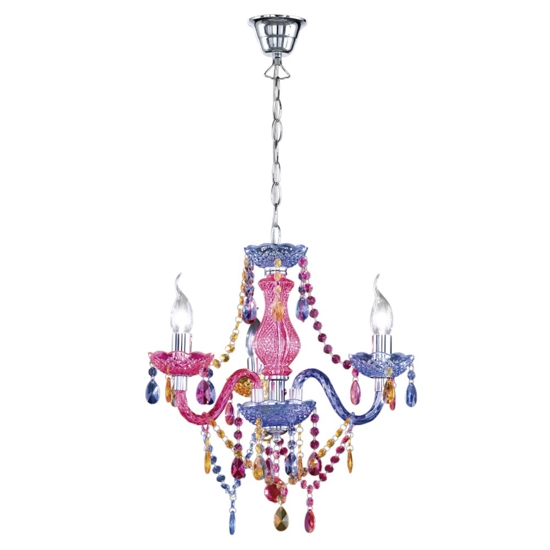 Lampadario multicolor per cameretta