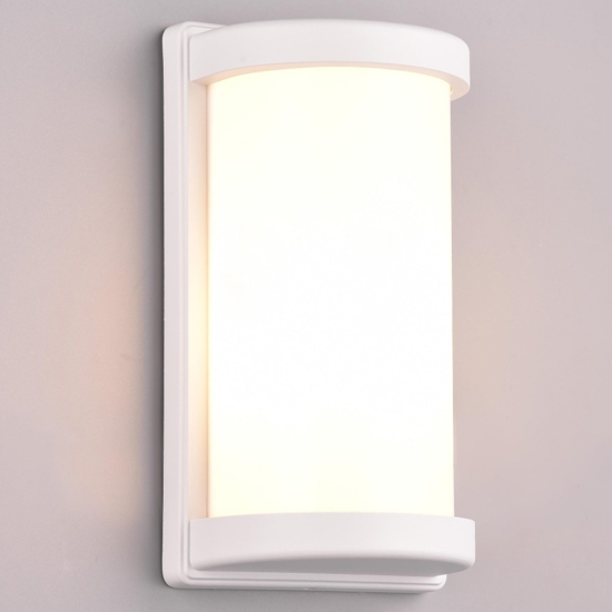 Applique per esterno da parete bianca moderna ip44