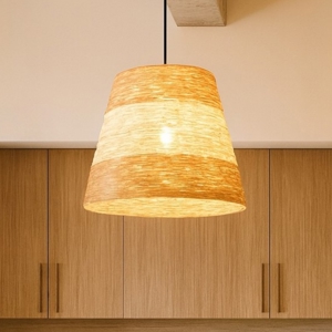 Lampadario per cucina moderna 30 cm in materiale naturale
