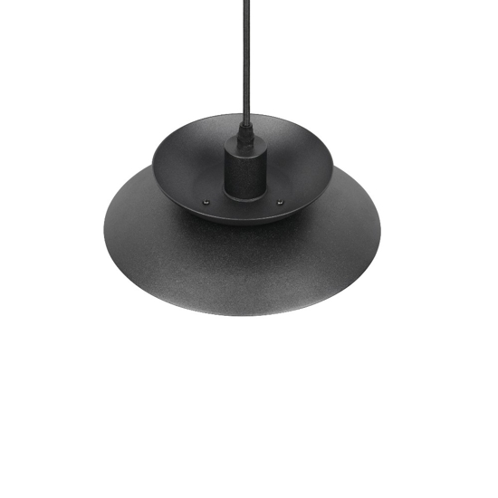 Lampada a sospensione di metallo design nera per isola penisola