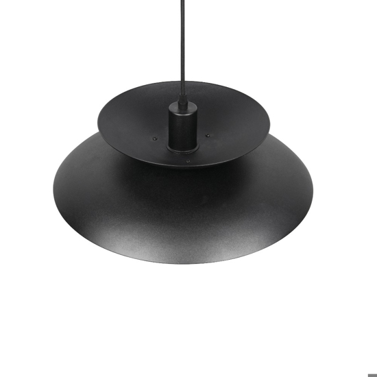 Lampadario per cucina di metallo nero design moderno