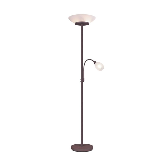 Lampada da terra due luci orientabile per soggiorno