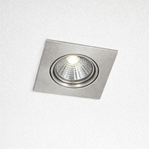Faretto da incasso quadrato nichel controsoffitto
