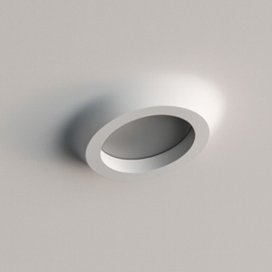 Faretto da in casso in gesso per controsoffitto gu10