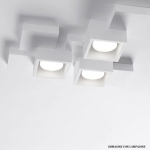 Plafoniera sforzin per cucina bianca design moderno