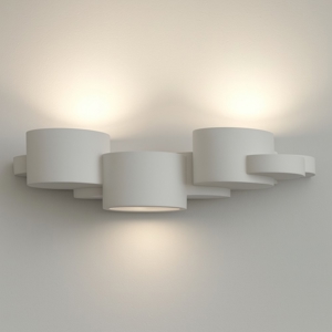 Chio sforzin applique di gesso design moderna bianca