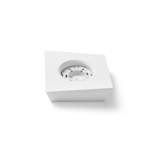 Plafoniera da cucina gesso bianco design sforzin anchise moderna