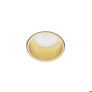Faretto di gesso oro thessaly sforzin rotondo da incasso