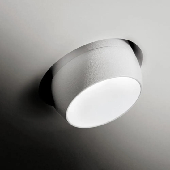Sforzin t412 lelanto faretto orientabile da incasso gu10 led personalizzazione