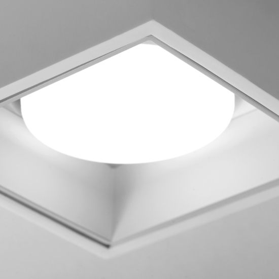 Plafoniera nasso quadrata per cucina design minimal