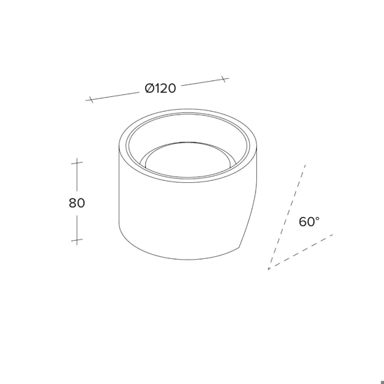 Nasso sforzin bianco lampada da parete in gesso design moderna