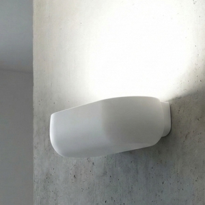 Applique di gesso bianco moderno sforzin mysia