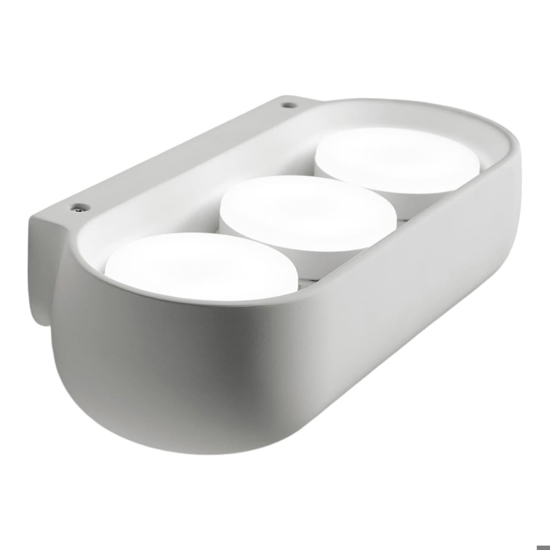 Applique di gesso bianco moderno sforzin mysia