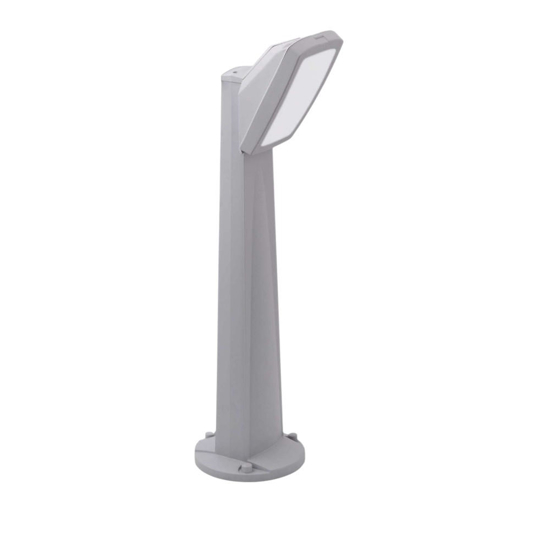 Lampione da giardino grigio anti ruggine 94cm top light trento