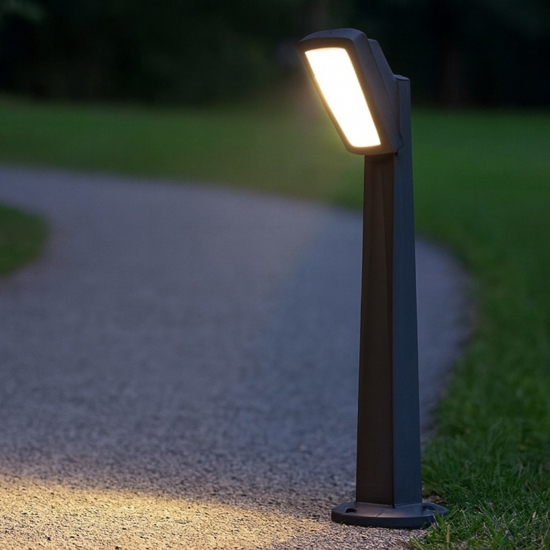 Top light trento nero 94cm lampione da giardino ip66