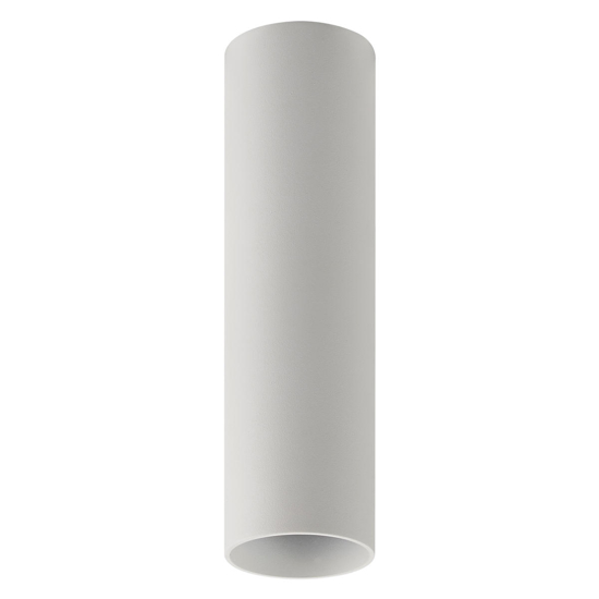 Faretto cilindrico bianco da soffitto