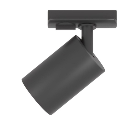 Sistema a binario 100cm monofase nero con 3 spot orientabili
