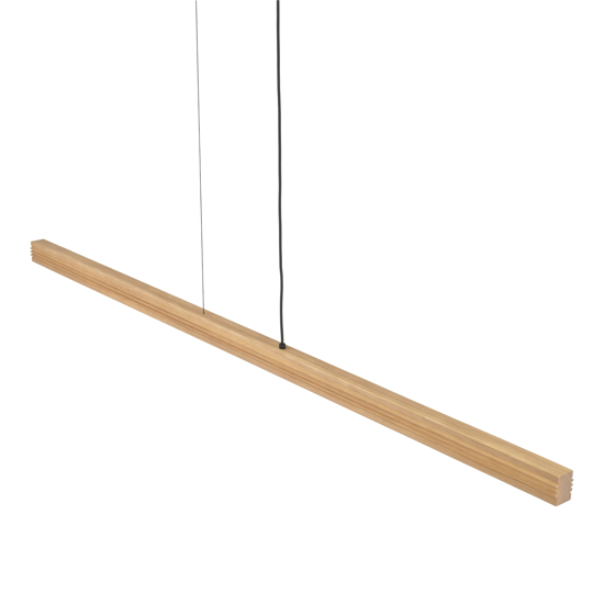 Lampada di legno a sospensione stile scandinavo per sala da pranzo
