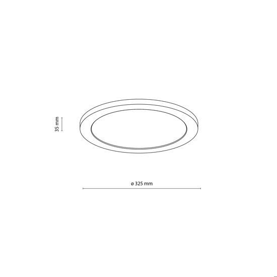 Plafoniera da bagno scandinava di legno led 24w cct ip54