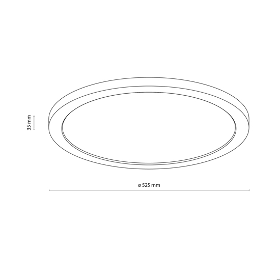 Plafoniera di legno rotonda led 45w cct stile scandinavo