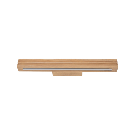 Applique di legno luce verso il basso led 3000k