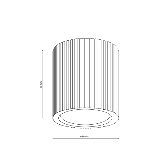 Faretto cilindro da soffitto scandinavo in legno