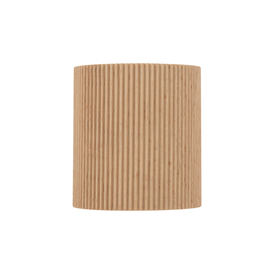 Applique scandinavo da parete in legno con interruttore luce verso il basso 